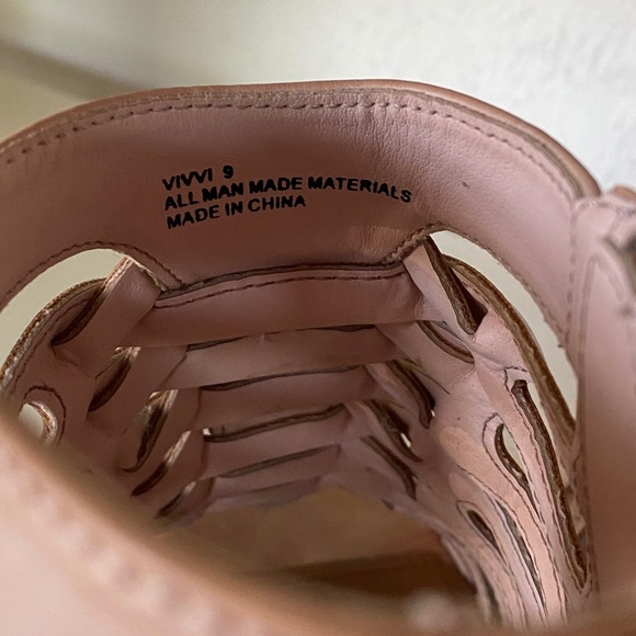 Rampage chunky heel open toe bootiesFREE SHIP - Picture 7 of 10